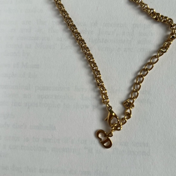 Dior 18K gold plated necklace - Picture 4 of 9